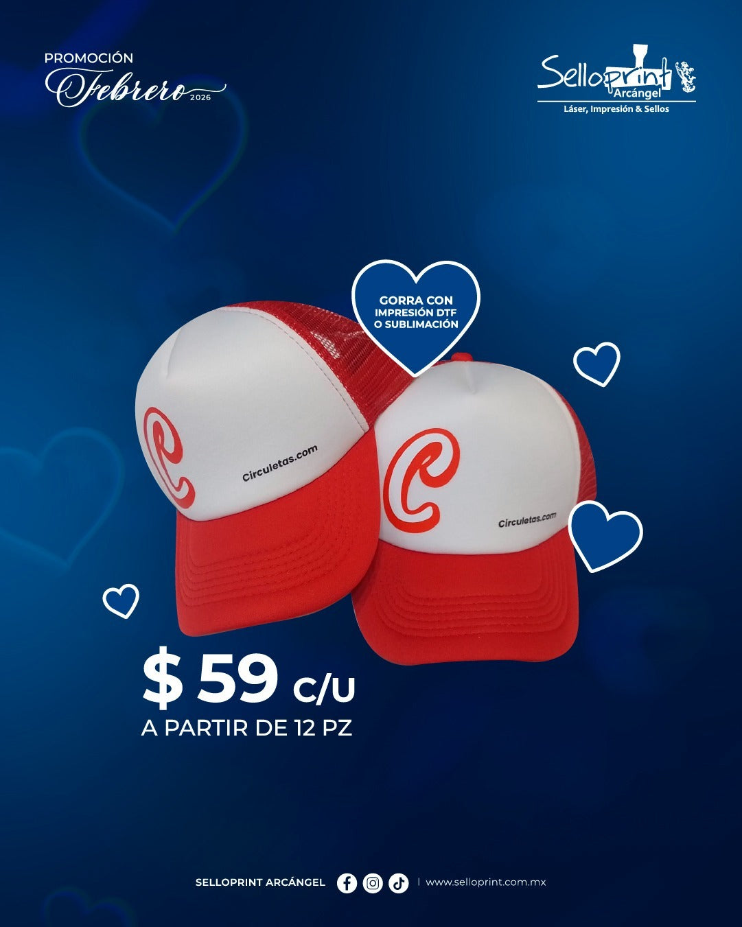 GORRA DE 12 PZ