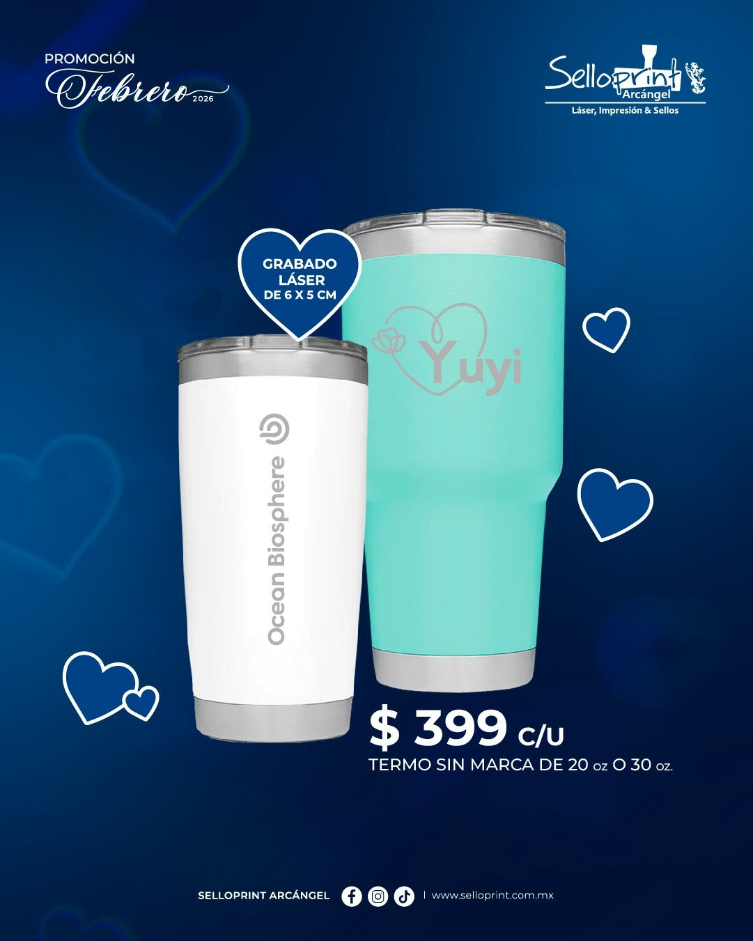 TERMO SIN MARCA DE 20 OZ O 30 OZ